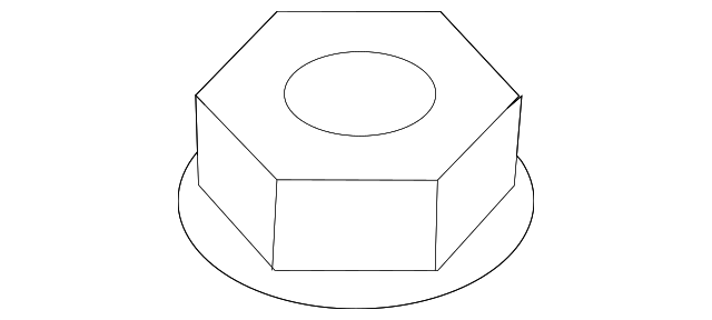 19316688 Деталь TOP NUT, LEFT
