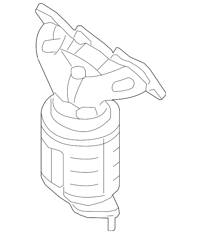 28510-3C440 Деталь EXHAUST MANIFOLD, RIGHT