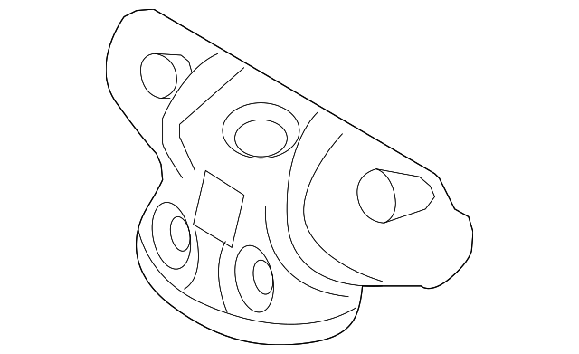 28525-3C142 MANIFOLD COVER, RIGHT