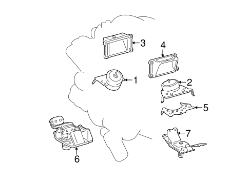 Tundra ENGINE & TRANS MOUNTING