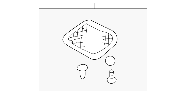 MR647365 Деталь SPEAKER GRILLE, RIGHT