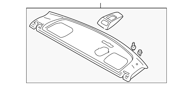 MR633504 Деталь PKG TRAY TRIM