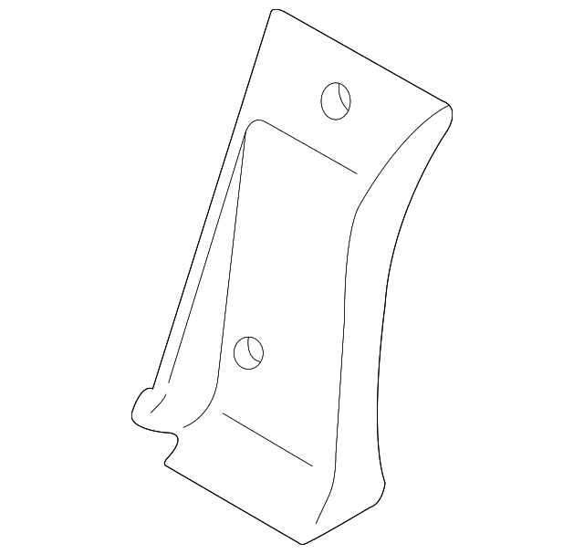 MR633514 Деталь FRONT TRIM, RIGHT