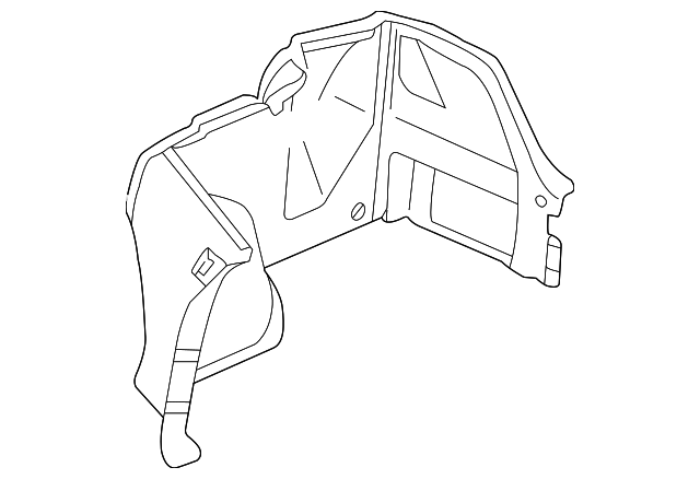 MR444262 Деталь TRUNK SIDE TRIM, RIGHT