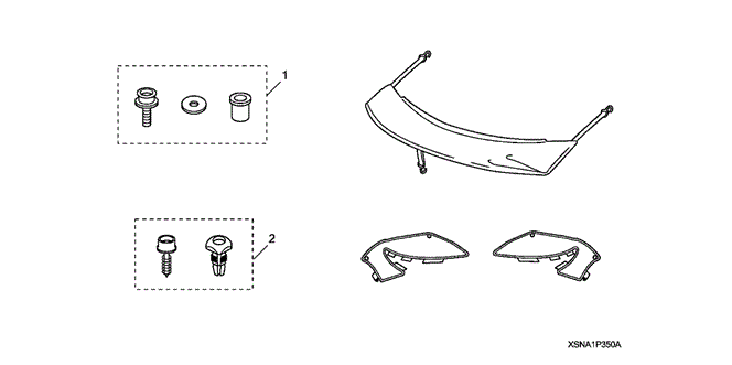 ACCESSORIES/NOSE MASK (HALF) for 2006 Honda CIVIC SEDAN #1
