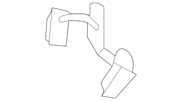 204-490-14-37 MUFFLER & PIPE MOUNT BRACKET, RIGHT