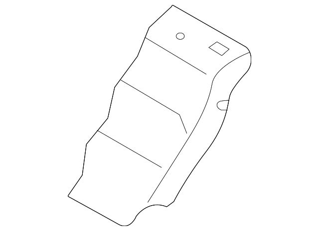 64350AG74AJC Деталь SEAT BACK COVER, LEFT