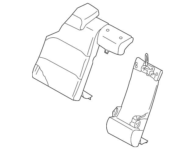 64350AG64BJC Деталь SEAT BACK COVER, RIGHT