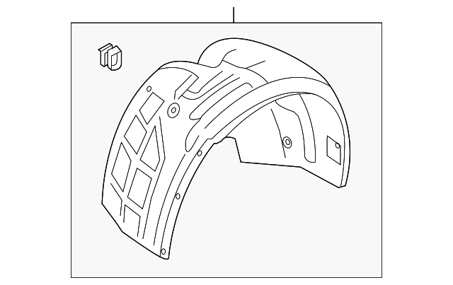 4G8-821-171-F Деталь FENDER LINER, LEFT