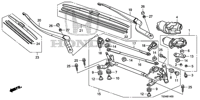 ELECTRICAL / EXHAUST / HEATER / FUEL/FRONT WINDSHIELD WIPER for 2009 Honda ACCORD COUPE #1