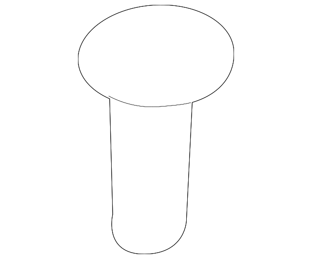 14160-03080 Деталь FENDER LINER RIVET, RIGHT
