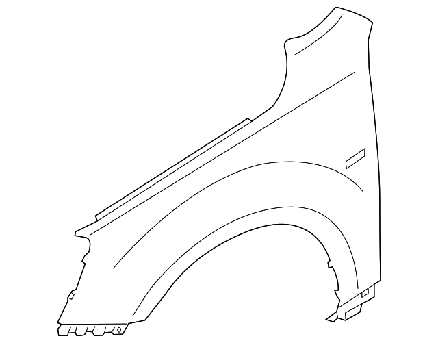 66321-3R100 Деталь FENDER, RIGHT