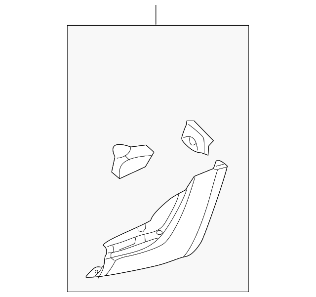 25879277 REAR MOLDING, LEFT