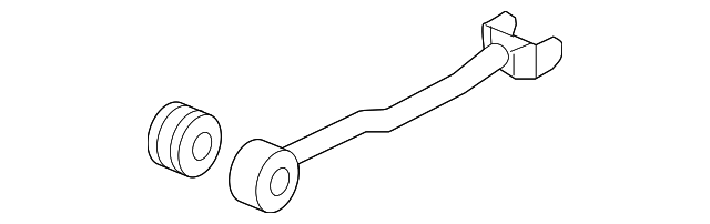 55110-2E002 TRAILING ARM, LEFT