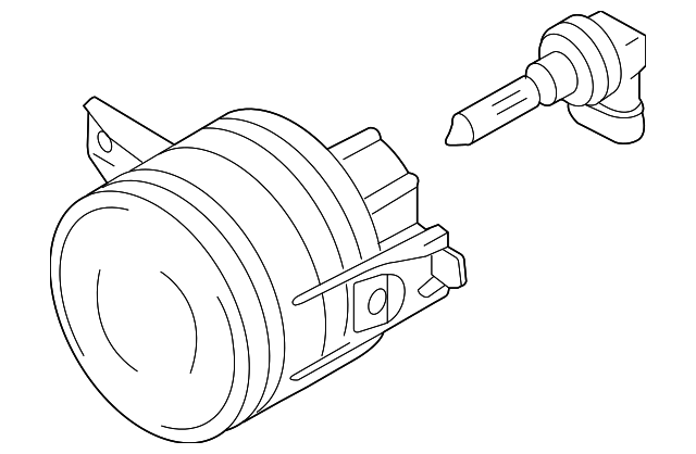 1T0-941-699-B Деталь FOG LAMP ASSY, LEFT