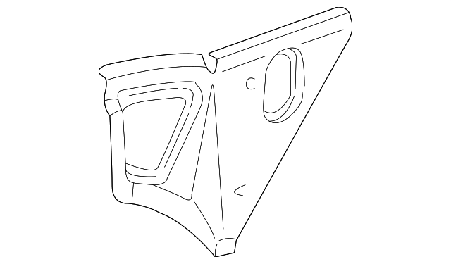 25661063 Деталь PANEL EXTN, RIGHT