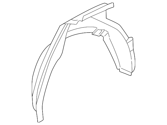 25672641 OUTER WHEELHOUSE, LEFT