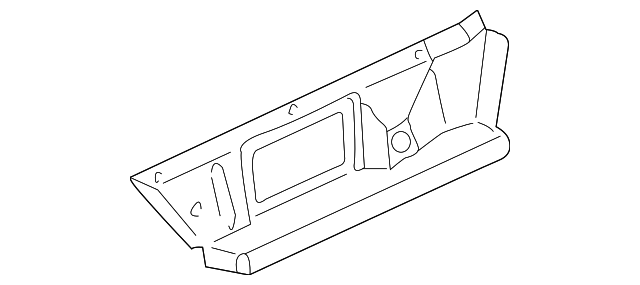 25755257 Деталь FILLER PANEL, RIGHT