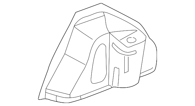 25661067 Деталь INNER WHEELHOUSE, RIGHT