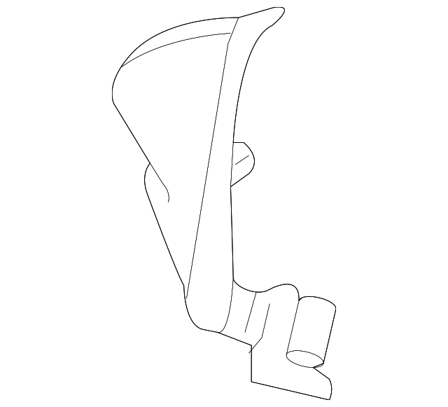 8P4-837-175-A Деталь FRONT COVER, LEFT