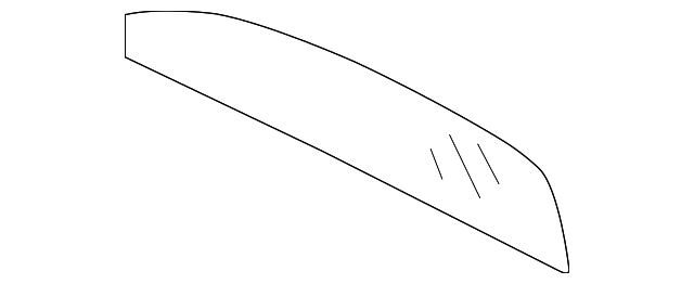 8P4-845-201-B Деталь DOOR GLASS, LEFT