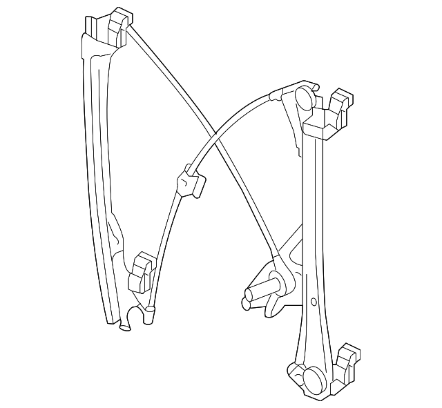 8P4-837-462-C Деталь WINDOW REGULATOR, RIGHT