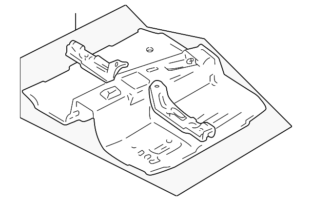 91176859 Деталь FRONT FLOOR PAN