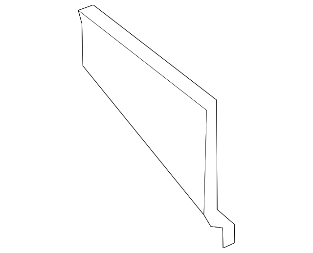 9063121661 Деталь FRONT BRACE, LEFT
