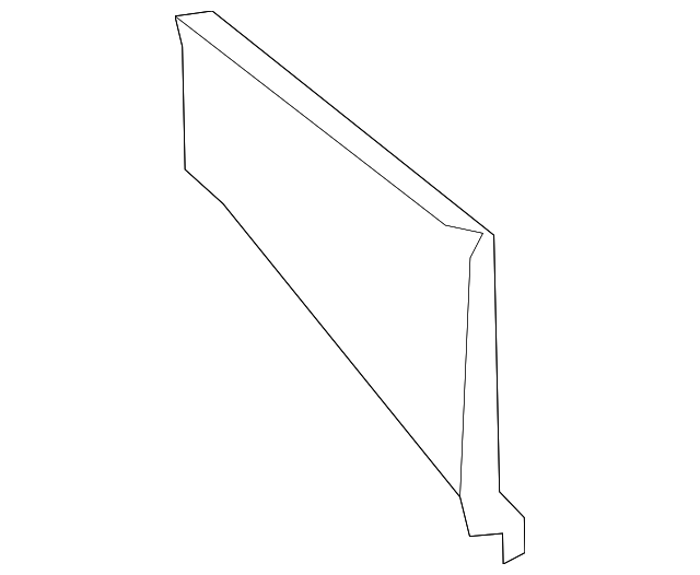 9063120561 Деталь REAR BRACE, LEFT