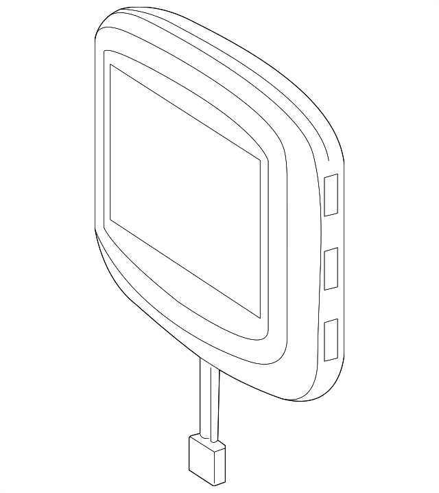 212-870-50-89 Деталь MONITOR, LEFT