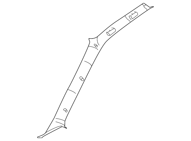 0K2AB-68170G75 Деталь WINDSHIELD PILLAR TRIM, RIGHT
