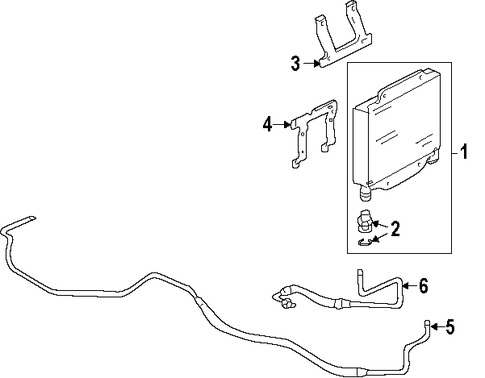 C2500 TRANS OIL COOLER 3