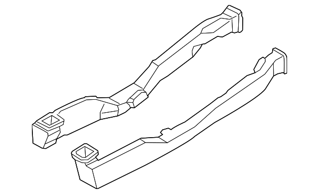 97030-3N200 Деталь REAR DUCT, RIGHT