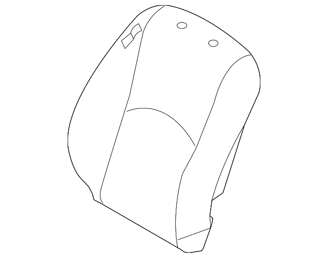 88460-2J370ACP Деталь SEAT BACK COVER, RIGHT