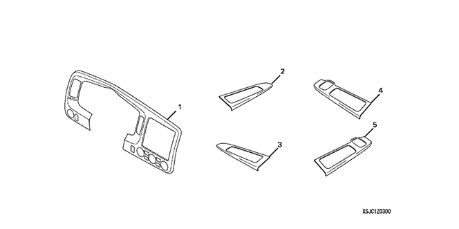 ACCESSORIES/METALLIC INTERIOR TRIM (1) for 2007 Honda RIDGELINE #1