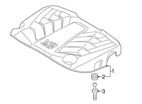 K900 ENGINE APPEARANCE COVER