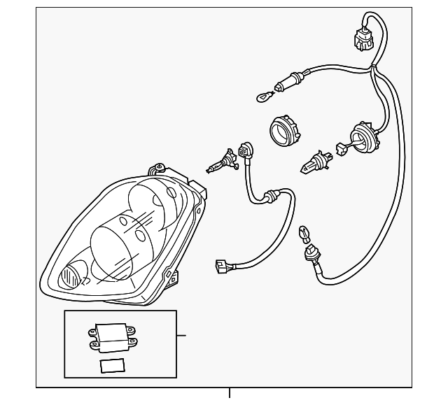 26010AC026 HEADLAMP ASSY, RIGHT