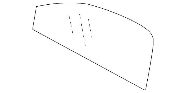 7L0-845-201-F Деталь DOOR GLASS, LEFT
