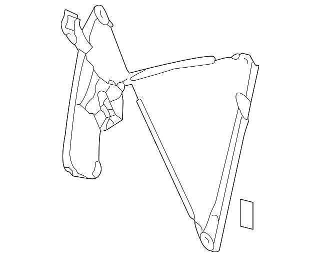 7L0-837-461-F Деталь WINDOW REGULATOR, LEFT