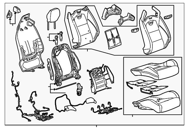 23350978 Деталь SEAT ASSY