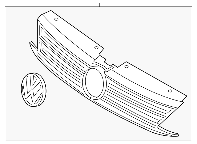 5C6-853-651-AJ-ZLL Деталь GRILLE