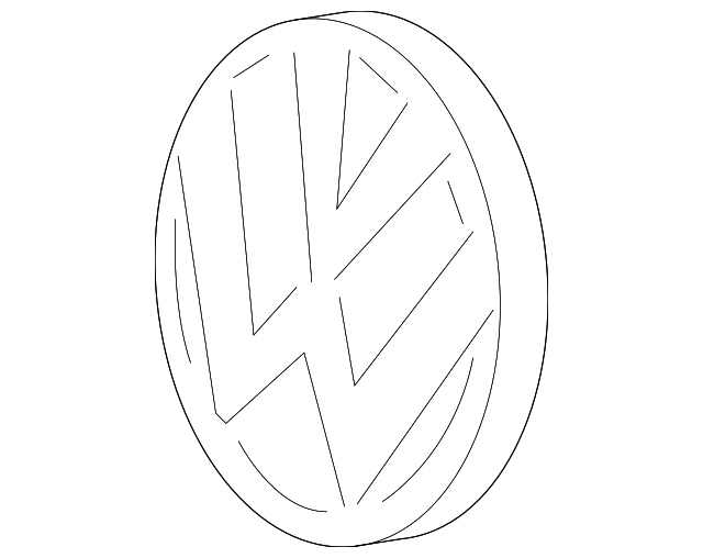 3G0-853-601-A-JZA Деталь EMBLEM