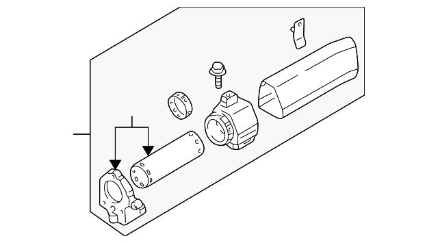 4D0-805-111-K Деталь FRONT SIDEMEMBER, LEFT