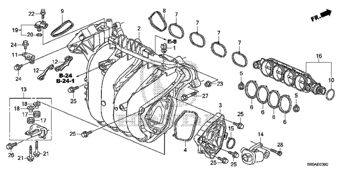 CIVIC SEDAN INTAKE MANIFOLD (1.8L)