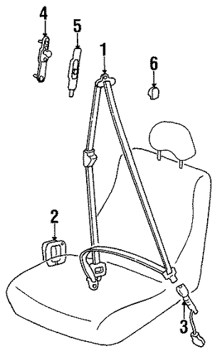 Sonata FRONT SEAT BELTS
