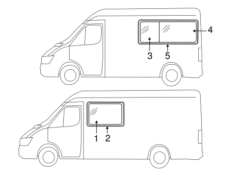 Sprinter 2500 GLASS - SIDE PANEL