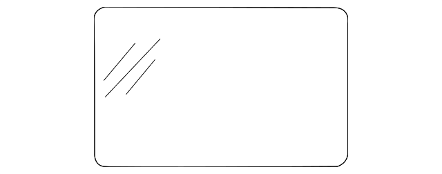 9066704700 Деталь FRONT GLASS, RIGHT