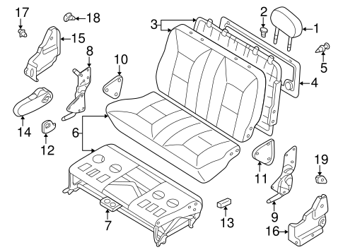 Quest REAR SEAT COMPONENTS 2