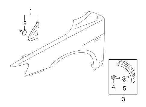 Lancer EXTERIOR TRIM - FENDER