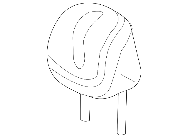 1UK60DW1AA Деталь HEADREST, CENTER